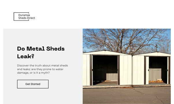 Do Metal Sheds Leak? Let's Find Out